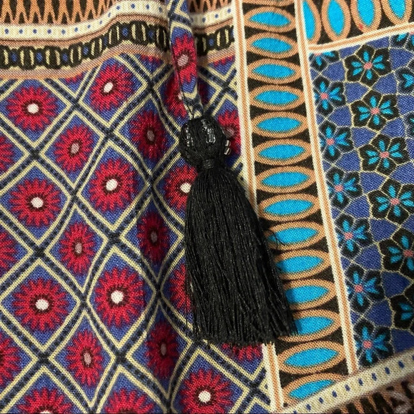 American Eagle Outfitters Boho Lace-up Blouse S - Picture 14 of 16